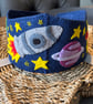 Handmade Space themed children's celebration crown