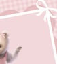 Gingham Bear Personalised Nursery Print - Image 3