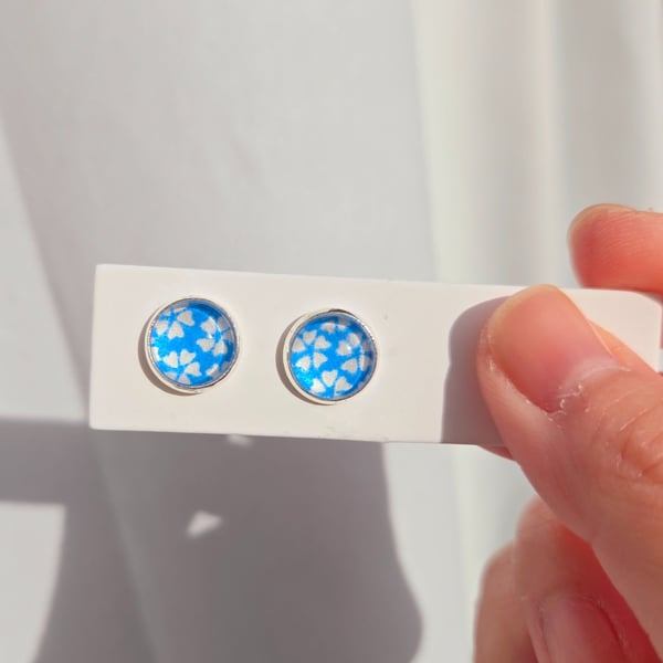 Japanese Washi Paper Earring - Gift for Her