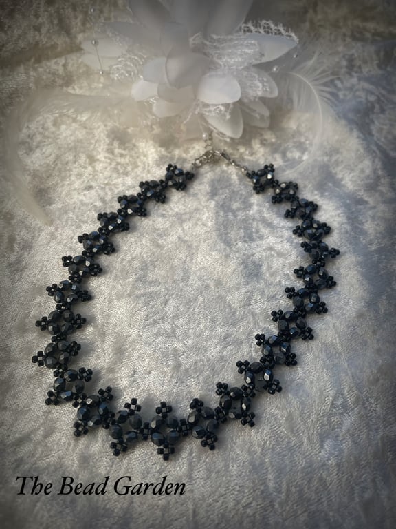 Czech bead choker 