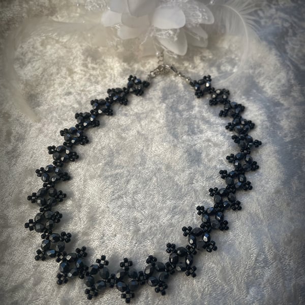 Czech bead choker 