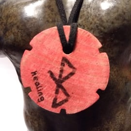 rune healing pendant