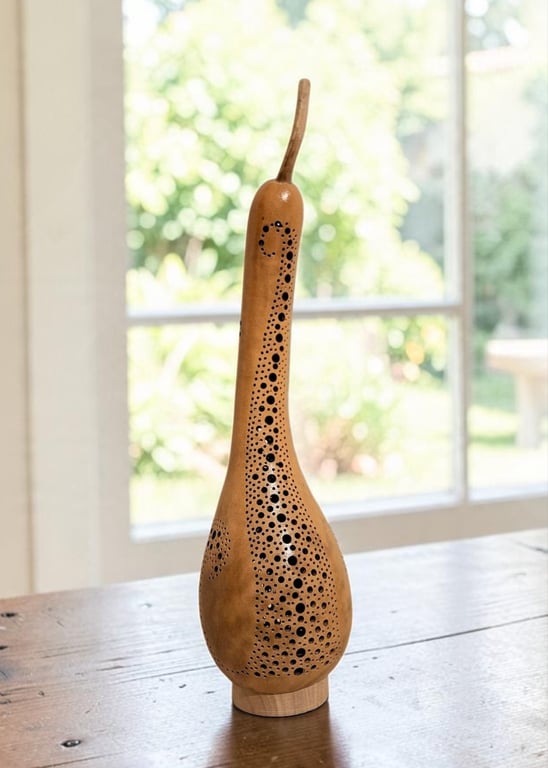 Long Swirls 3 Gourd Lamp Night Light