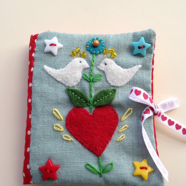 Folk art needlecase 