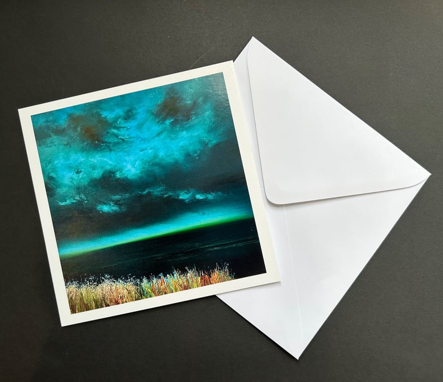 From the Coastal Path - Greeting Card (Art)