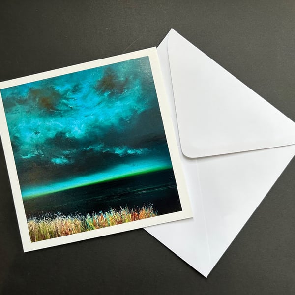 From the Coastal Path - Greeting Card (Art)
