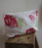 Cath Kidston 'antique rose' fabric zip up pouch - pink and cream polka lining