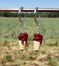 Tiny Glass Ice Cream Stitch Marker - Chocolate - Image 3