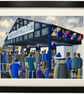 Montrose. Framed & Unframed Fine Art Print Football FC, Links Park Stadium Gift - Image 1