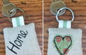 Key rings - lavender & personalised