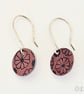 045 - Handmade Aluminium and Silver Reversible Earrings