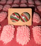 Beautiful polymer clay earrings 
