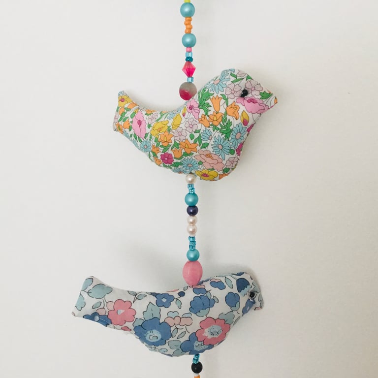 Liberty Bird Hanging Decoration with Beads