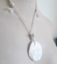 Adjustable oyster shell necklace  - Image 3