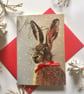 Christmas Hare Card - Image 1