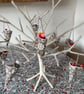 Christmas cornet decorations - pack of 4 - Image 6