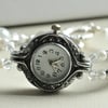 Crystal Blush Beaded Watch - RESERVED FOR EDWINA