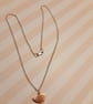 ROSE GOLD SPARROW AND SILVER CHAIN NECKLACE -BIRD -CHRISTMAS - FREE UK POSTAGE - Image 7