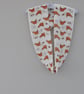 Handprinted chiffon scarf Fox - Image 1