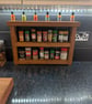 Rustic Handmade Spice Rack - Kitchen Storage - Reclaimed - Recycled Timber