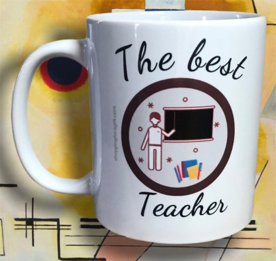 The Best Teacher Mug. Teachers Leaving Gifts