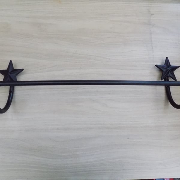 Star Featured Towel Rail............................Wrought Iron (Forged Steel) 