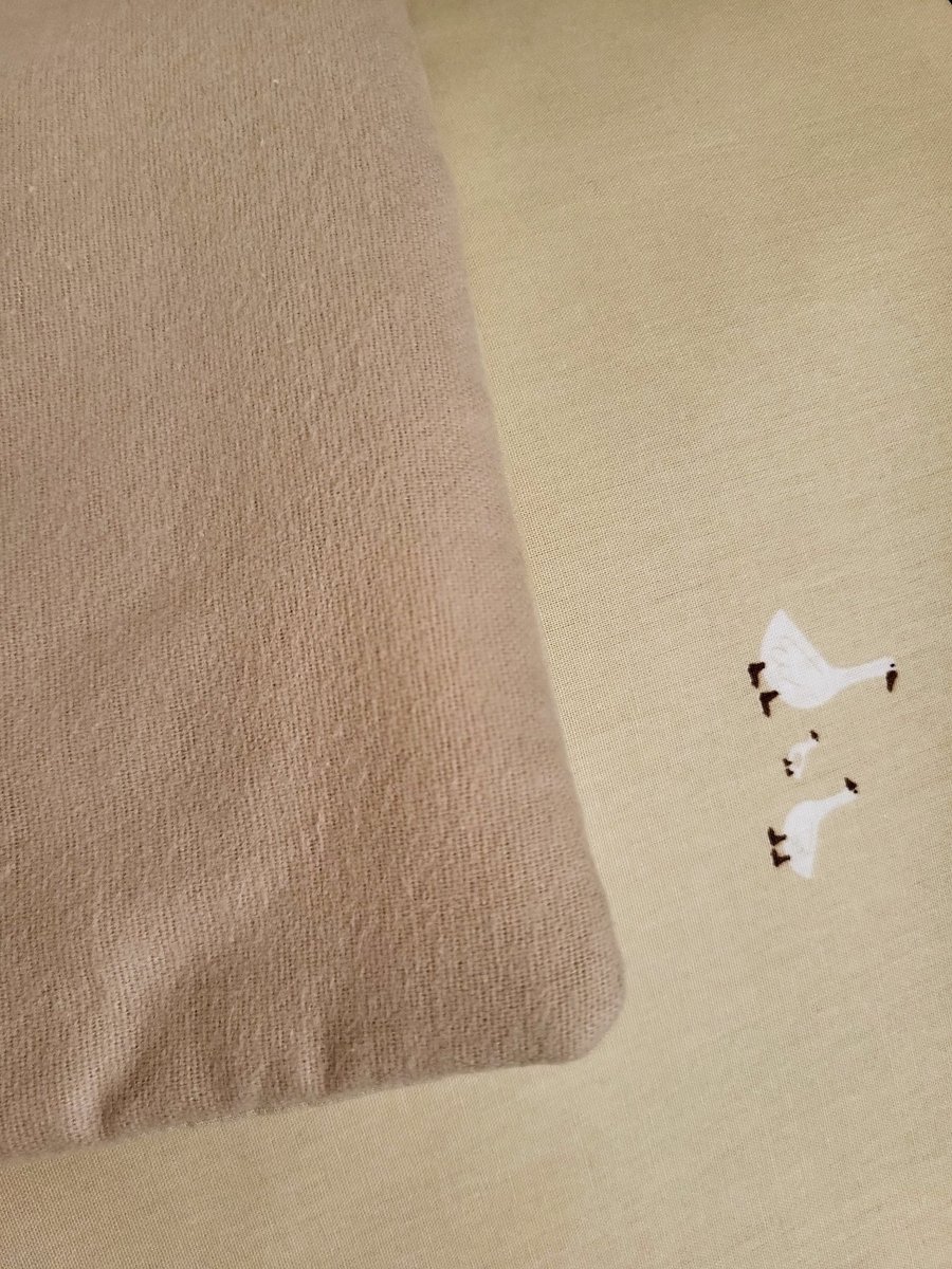 Handmade Goose Family Baby Quilt Pram Blanket (Personalised Option Available)