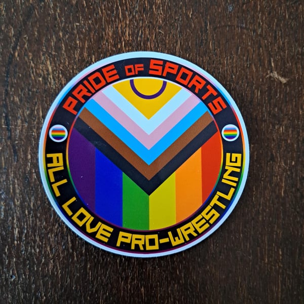 NJPW Pro Wrestling Sticker: Pride of Sport