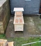 Handmade Wooden Train Planter Set  Rustic Garden Train  Outdoor Wooden Planter - Image 7