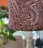 W Morris Fabric Shade Aubergine Free P&P - Image 2