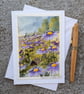 Lilac Daisies. Blank Card. Keepsake. 260192 - Image 1