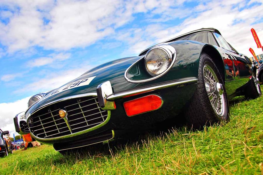 E Type Jaguar Classic Car Photograph Print