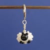 Tiny Glass Sheep Stitch Marker