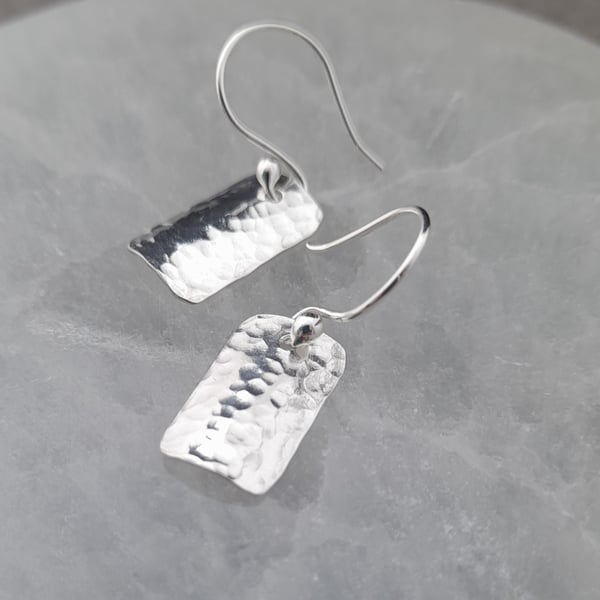 Argentium Silver Drop Earrings  