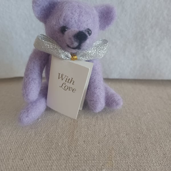 Needle Felted Jointed Bear