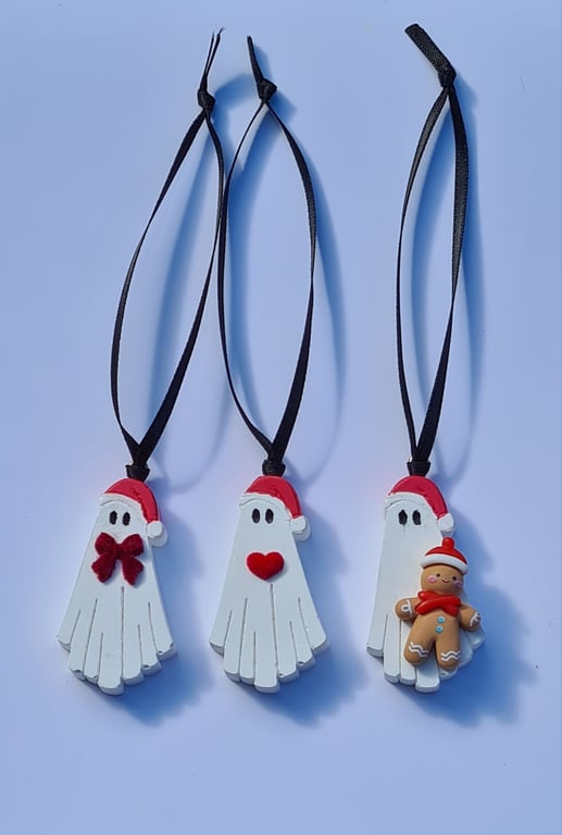 Festive Spirits  - Decorated Trio - Set E - Hanging Decorations 