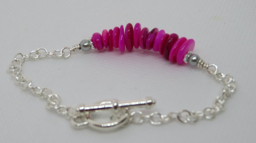 Pink Shell Bracelet