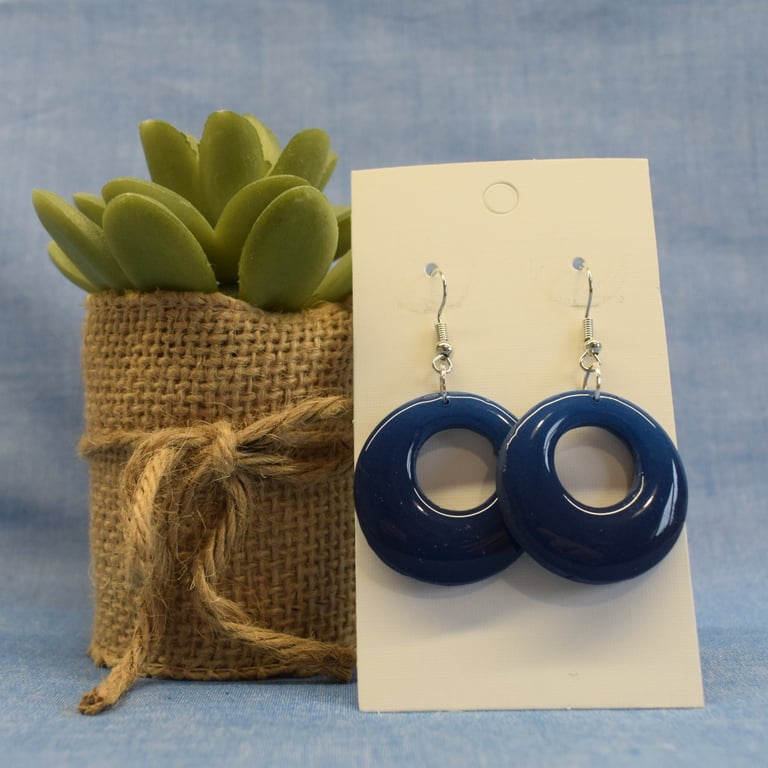 Round Hoop Retro Earrings