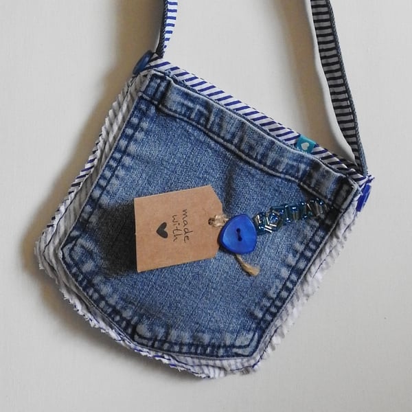 Jeans Pocket Bag, Shoulder,Crossbody