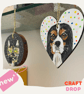 Pet bauble, hanging decoration, dog portrait