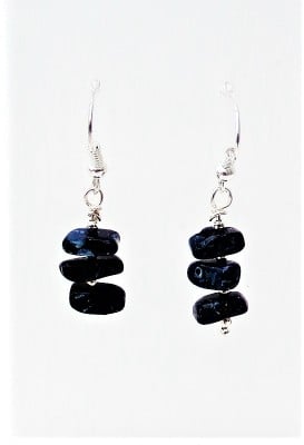 " Midnight Sky"  Dyed Blue  Howlite Earrings