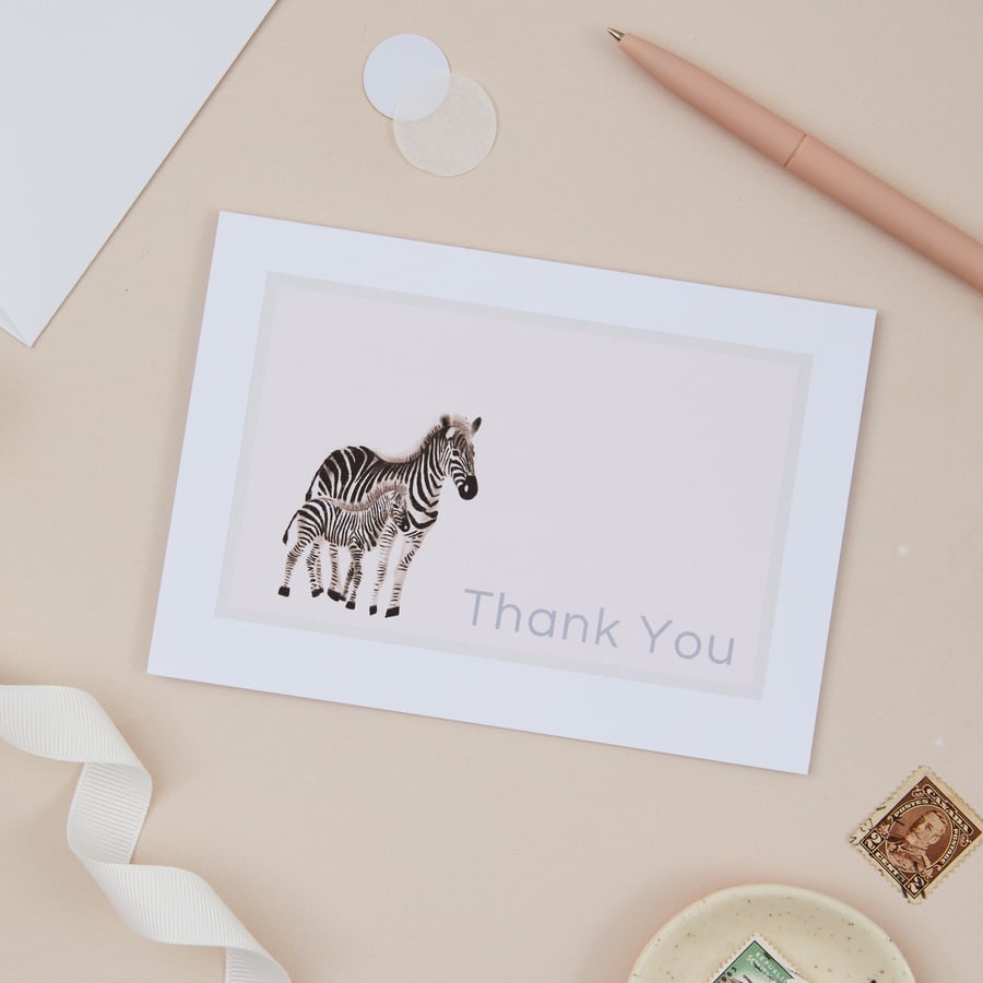 Thank You Card, Thank You Greeting Card, Thank You Notelet, Thanks For Gift Card