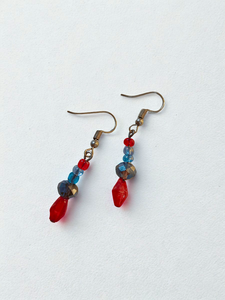 Oh So Pretty Glass Beaded Earrings