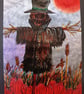 Harvest Scarecrow A6 Art Print Card  - Image 2