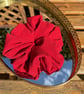 Disco Party Sparkle Scrunchies, Silver Metallic Glitter Oversized XXL Scrunchies - Image 7