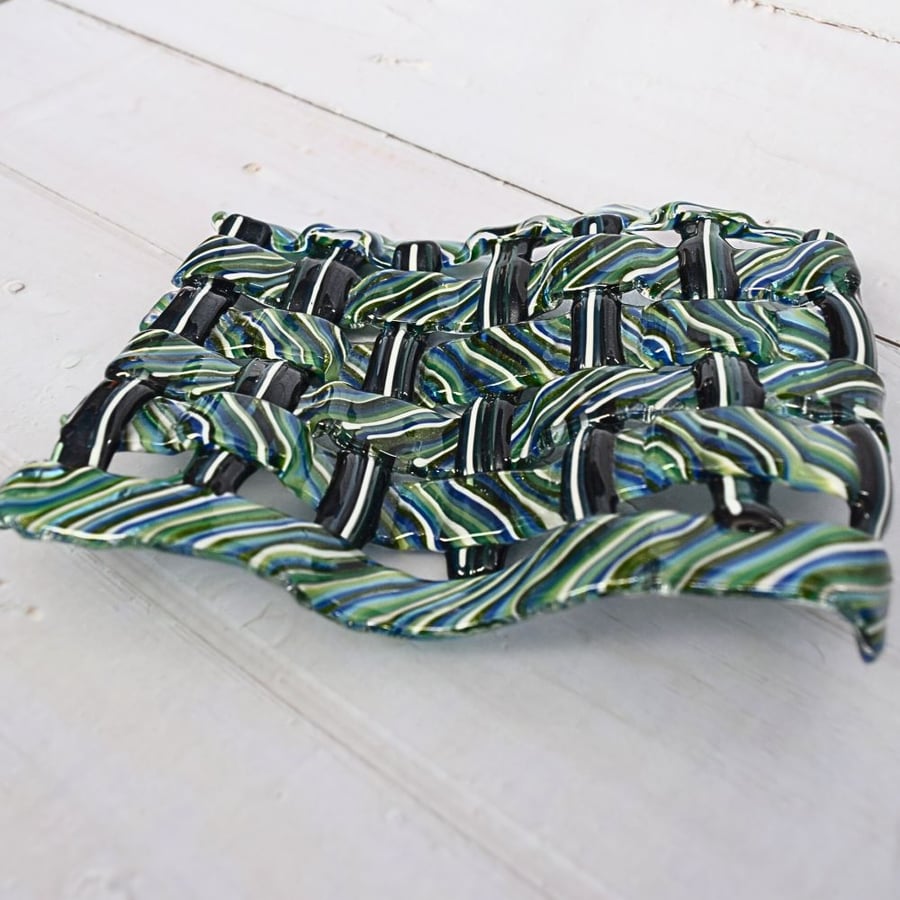 Handmade Glass Weave Sculpture. Ideal New Home ... - Folksy
