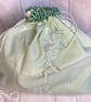 Travel packing laundry and shoe bag set, made from vintage textiles - Image 3