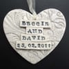 Wedding hearts made to order