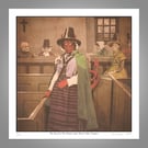 The Devil In The Welsh Lady's Shawl - David W. J. Lloyd - Ltd Ed Giclée Print