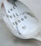 Get Well Spoon, Hand Stamped Teaspoon - Image 3